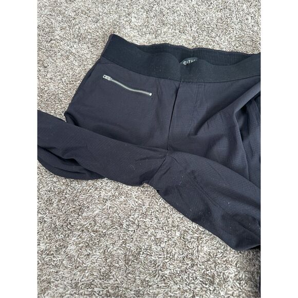 Athleta Mod Trekki Crop Ankle Slim Leg Pants Black Zippers Stretch Gorpcore 2 - Picture 11 of 11